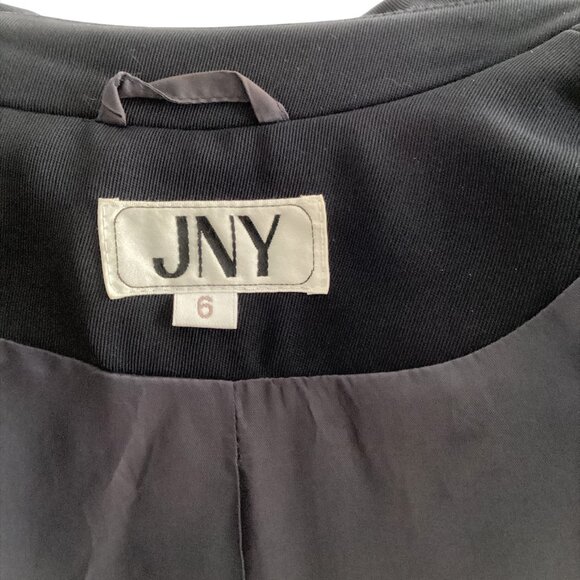 VINTAGE Jones New York Women's Double Breasted Maxi Coat Navy - Picture 10 of 12